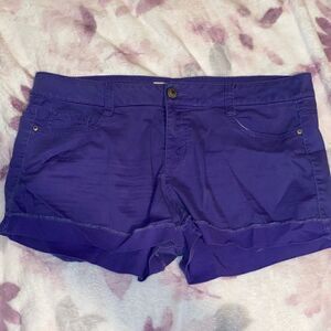 Purple LEI Shorts